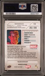 2023 Upper Deck Marvel Platinum Sandman #3 PSA 10 - Image 2