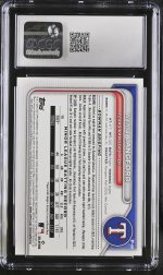 2024 Bowman Wyatt Langford #BP-64 Prospects CGC 10 - Image 2