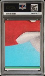1986 Garbage Pail Kids Stickers Furry Murray #133a PSA 10 - Image 2