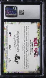 2023 Topps Big League Brett Baty #RC-7 Roll Call Wild Style Edition CGC 10 - Image 2