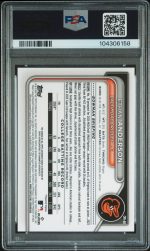 2024 Bowman Draft Chrome Prospect Autographs Ethan Anderson #CPAEA 079/150 PSA 8 - Image 2