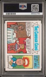 1988 Garbage Pail Kids Stickers Car-Stick Karla #481a PSA 10 - Image 2