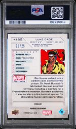 2023 Upper Deck Marvel Platinum Luke Cage #165 PSA 9 - Image 2