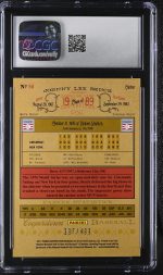 2013 Panini Cooperstown Johnny Bench #80 CGC 10 - Image 2