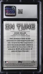 2024 Bowman Draft Aidan Miller #IT-19 In Tune CGC 10 - Image 2