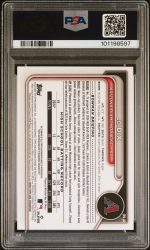 2024 Bowman Draft Chrome Prospect Autographs JD DIX #CPAJD PSA 9 - Image 2