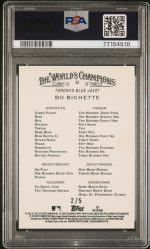 2022 Topps Allen & Ginter Chrome Bo Bichette #32 Red Refractor PSA 10 - Image 2