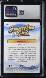 2024 Topps Chrome Mike Trout #SITP-10 Summertime in the Park CGC 10 - Image 2
