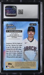 2024 Topps Chrome Corbin Carroll #CAE-15 All-Etch CGC 10 - Image 2