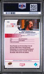 2024 Upper Deck Marvel Studios Series 2 A. Shostakov D. Harbour #133 PSA 10 - Image 2