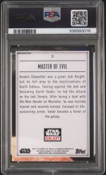 2023 Topps Chrome Star Wars Galaxy Master Of Evil #71 PSA 9 - Image 2