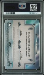 2024 Bowman Sterling Dual Refractor AUTO Carter Langford #DRACL 3 / 5 PSA 9 RF - Image 2
