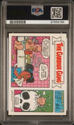 1988 Garbage Pail Kids Stickers Tongue In Chico #467a PSA 10 - Image 2