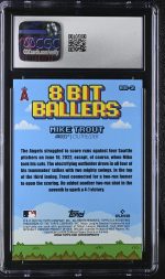 2023 Topps Big League Mike Trout #8B-2 8-Bit Ballers CGC 10 - Image 2
