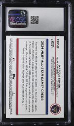 2024 Topps Chrome Update Marcus Semien #ASGC-38 All-Star Game CGC 10 - Image 2