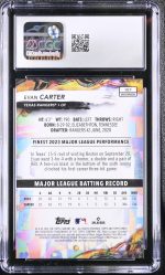 2024 Topps Finest Evan Carter #107 CGC 10 - Image 2