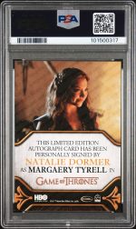 2024 Rittenhouse Game Of Thrones: Legends Of The Realm Autographs Natalie Dormer PSA A - Image 2