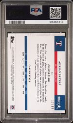 2022 Topps X Juan Soto Adrian Beltre #63 PSA 9 - Image 2