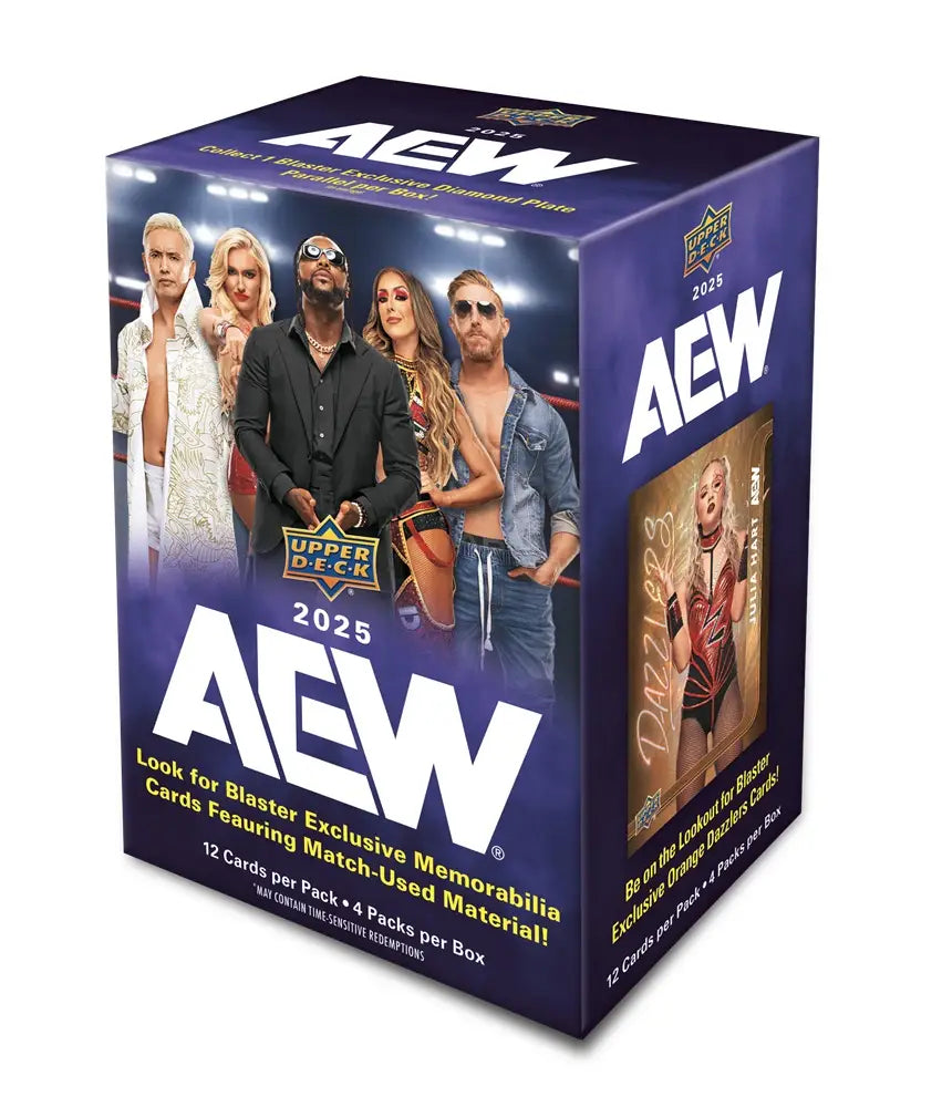 box-2025-aew-blaster-mass-ud282_jpg 2025 Upper Deck AEW Wrestling Blaster Box - Image 1