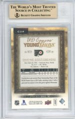 2014 Upper Deck Canvas Shayne Gostisbehere YG #C239 BGS 10 - Image 2