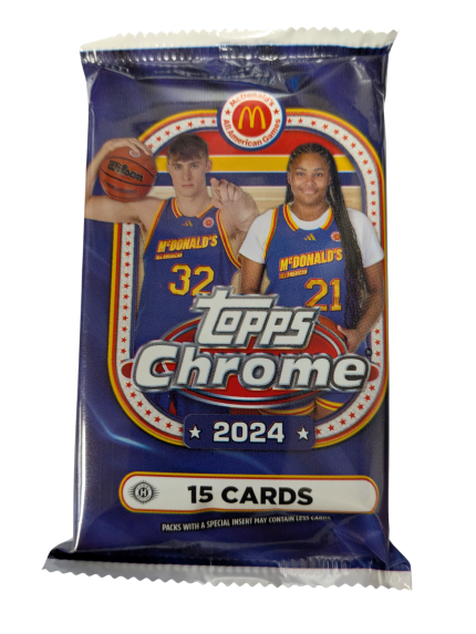 2024 Topps Chrome McDonald's All American Basketball Hobby Pack