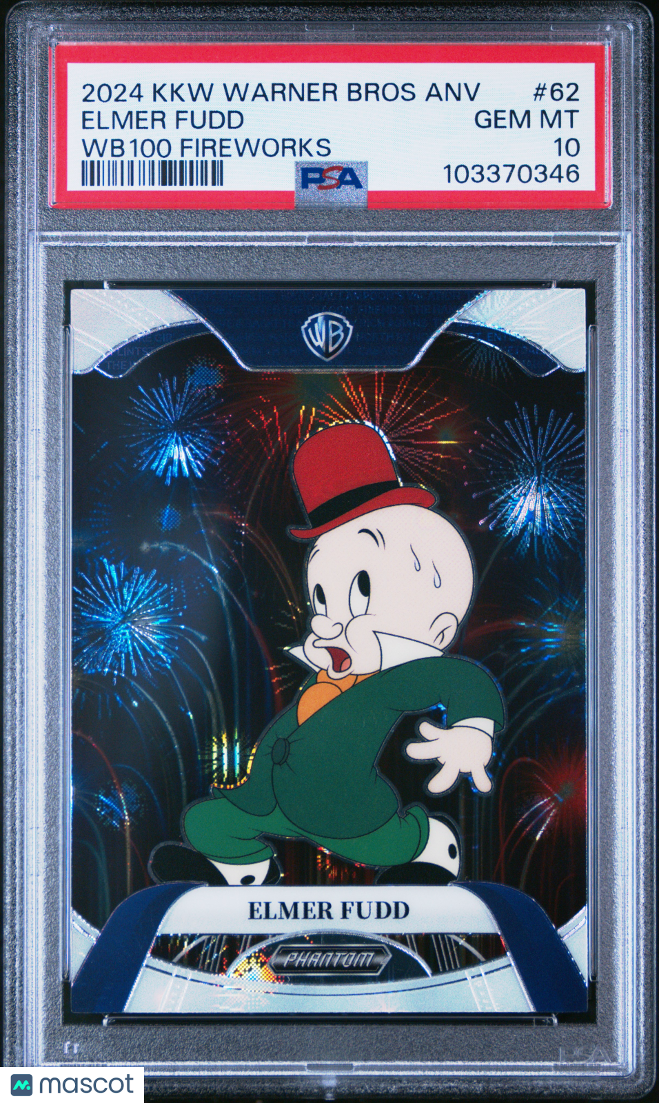 front-watermark-V2_02c61417-7925-4f4c-ab2d-f8b5a0d15ceb 2024 Kakawow Phantom Warner Bros. 100th Anniversary Elmer Fudd #62 PSA 10 - Image 1