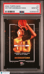 2024 Topps Now Victor Wembanyama #7 PSA 10