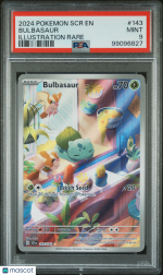 Pokemon TCG Bulbasaur #143 Illustration Rare PSA 9