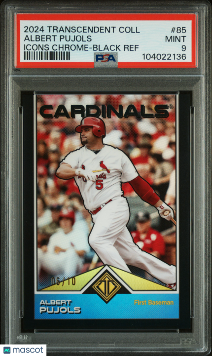 2024 Topps Transcendent Collection Albert Pujols #85 PSA 9