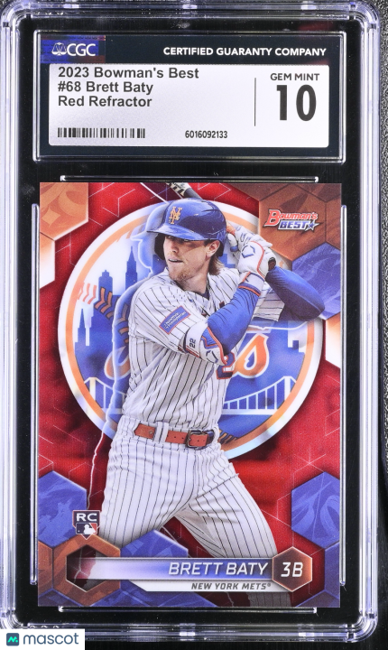 2023 Best Brett Baty #68 CGC 10