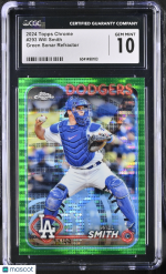 2024 Topps Chrome Will Smith #293 Green Sonar Refractor CGC 10