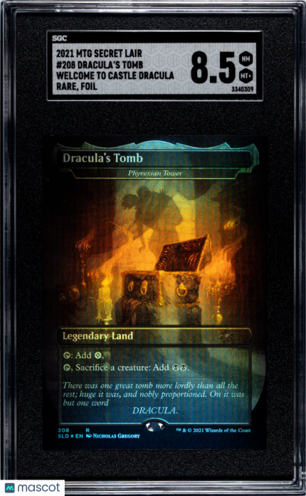 2021 Magic: The Gathering Dracula's Tomb #208 SGC 8.5