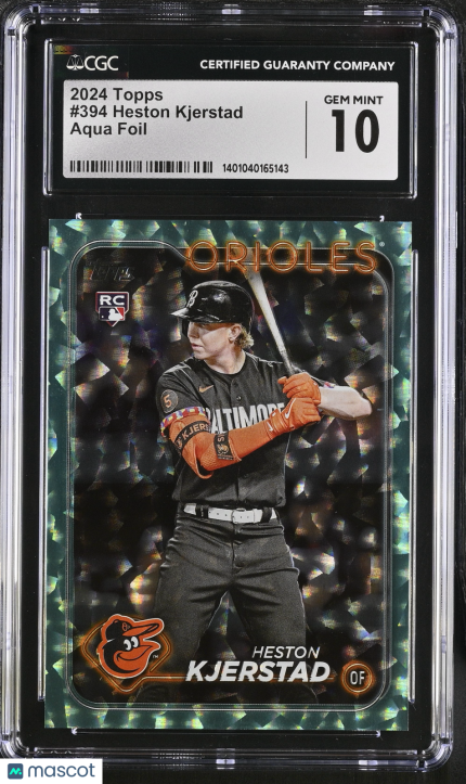 2024 Topps Heston Kjerstad #394 CGC 10