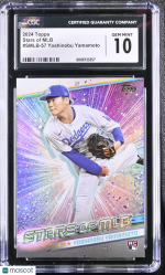 2024 Topps Yoshinobu Yamamoto #SMLB-57 Stars of MLB CGC 10