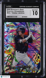 2024 Best Walker Jenkins #BS-7 Bowman Showpieces CGC 10