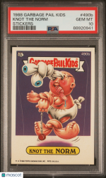 1988 Garbage Pail Kids Stickers Knot The Norm #490b PSA 10