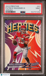 2023 Panini Prestige Heroes Patrick Mahomes II #H1 PSA 9