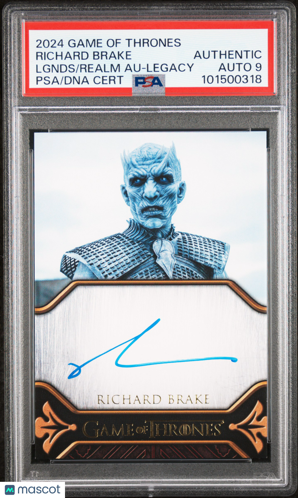 front-watermark-V2_2ec69fa3-64fd-409f-8f0a-965c46af3fec 2024 Rittenhouse Game Of Thrones: Legends Of The Realm Autographs Richard Brake PSA A - Image 1