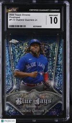 2022 Topps Chrome Vladimir Guerrero Jr. #P-13 Pinstriped CGC 10