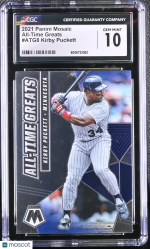 2021 Panini Mosaic Kirby Puckett #ATG8 All-Time Greats CGC 10