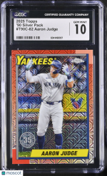 2025 Topps Aaron Judge #T90C-82 '90 Silver Pack CGC 10