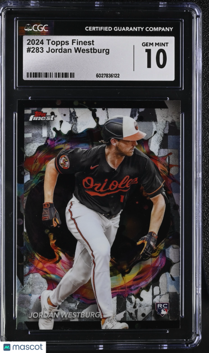 2024 Topps Finest Jordan Westburg #283 CGC 10