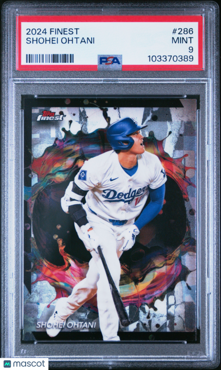 2024 Topps Finest Shohei Ohtani #286 PSA 9