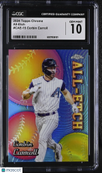 2024 Topps Chrome Corbin Carroll #CAE-15 All-Etch CGC 10