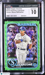 2024 Topps Chrome Dominic Canzone #133 CGC 10