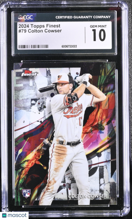 2024 Topps Finest Colton Cowser #79 CGC 10