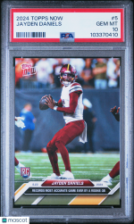 2024 Topps Now Jayden Daniels #5 PSA 10