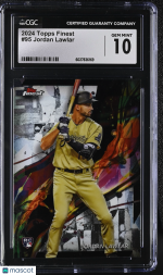 2024 Topps Finest Jordan Lawlar #95 CGC 10