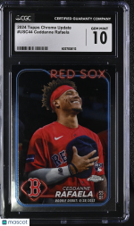 2024 Topps Chrome Update Ceddanne Rafaela #USC44 CGC 10