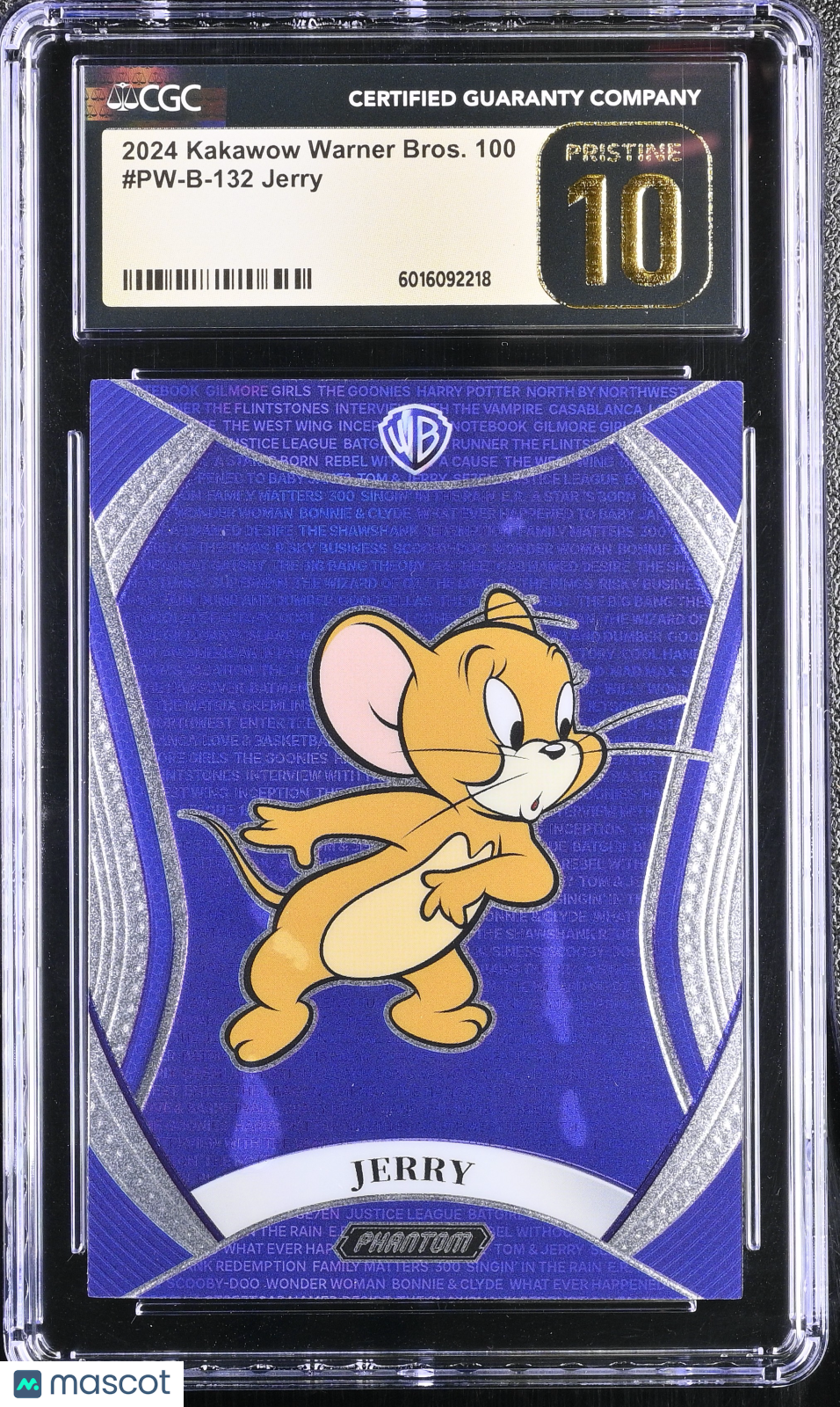 front-watermark-V2_5bfb4bdc-b07b-4146-8166-bcb88711484d 2024 Kakawow Warner Bros. 100 Jerry #PW-B-132 CGC 10 - Image 1